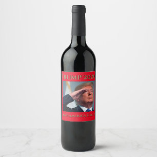 Trump 2020 Make America Great Wine Label