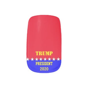 TRUMP 2020 MINX NAIL ART