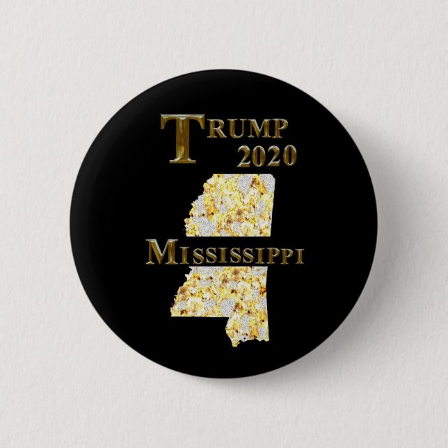 TRUMP 2020 MISSISSIPPI BUTTON (Front)