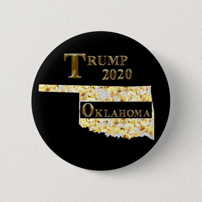 TRUMP 2020 OKLAHOMA BUTTON (Front)