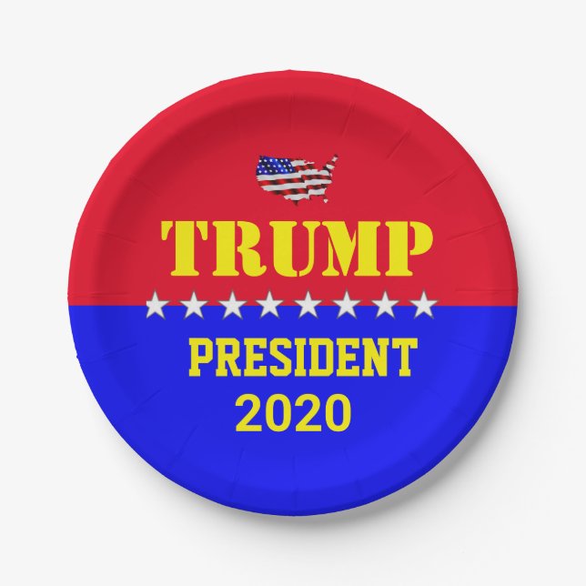 TRUMP 2020 PAPER PLATES (Front)