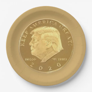 TRUMP 2020 PAPER PLATES
