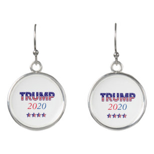 Trump 2020 Patriotic Earrings