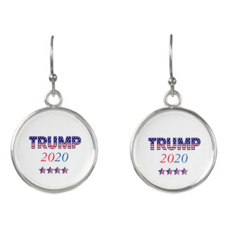 Trump 2020 Patriotic Earrings