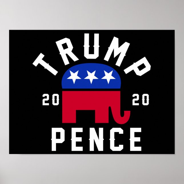 Trump 2020 Pence Poster (Front)