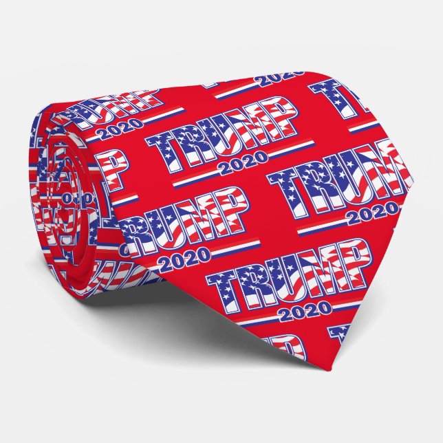 Trump 2020 Re Elect President Trump Neck Tie (Rolled)