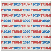 Trump 2020 Red Blue Pattern Fabric