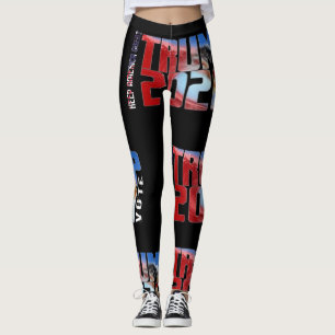 Trump 2020 RED WAVE LEGGINGS