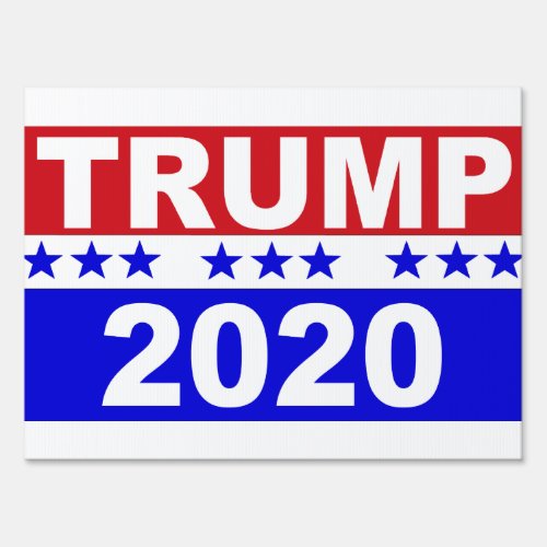 Trump 2020 sign
