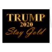 TRUMP 2020 - Stay Gold (Front Horizontal)