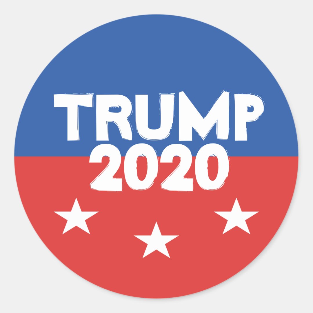 TRUMP 2020 Stickers | Zazzle