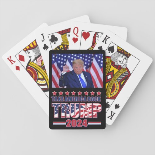 Trump 2020 Take America Back Playing Cards