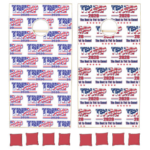 Trump 2020 The Best is Yet to Come Cornhole Set