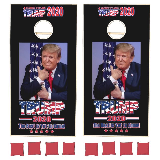 Trump 2020 The Best is Yet to Come Cornhole Set (Set)