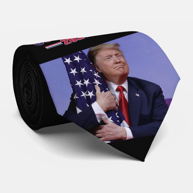 Trump 2020 The Great American Comeback Neck Tie (Rolled)