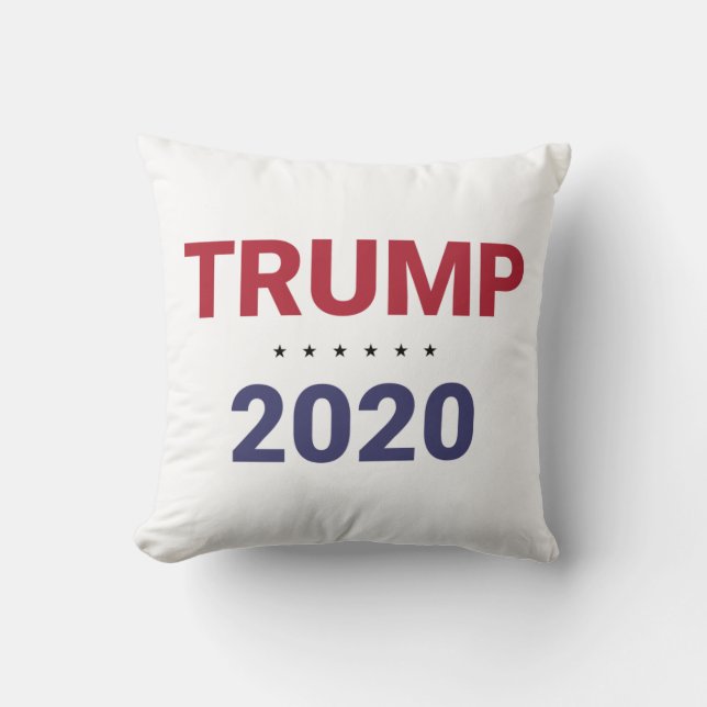 Trump 2020 (US Election) Throw Pillow (Front)