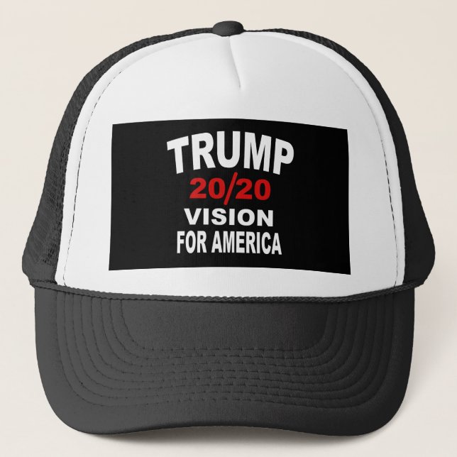 Trump 2020 Vision For America Trucker Hat (Front)