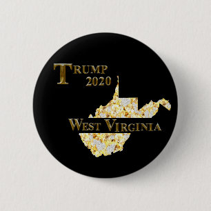 TRUMP 2020 WEST VIRGINIA BUTTON