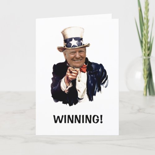 TRUMP 2020 WINNING CARD