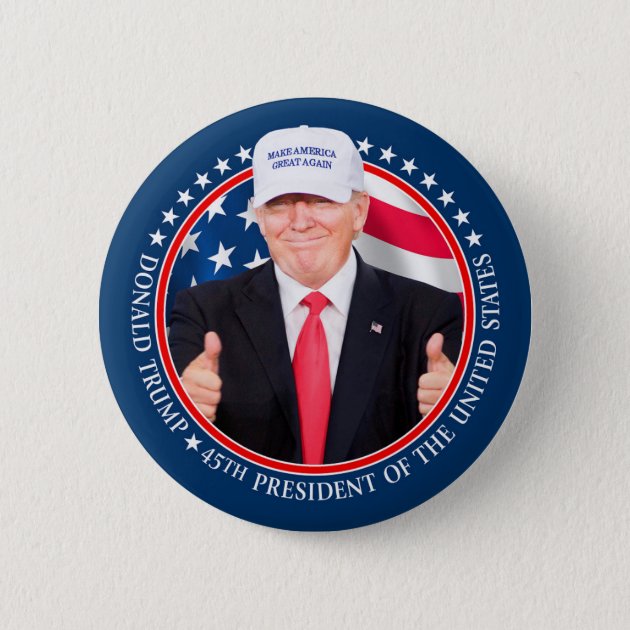 2.25 inches PresidentialElection.com Trump Pence 2020 Campaign Button
