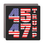 Trump 2024 45 47 anti Biden pro trump Car Magnet Trump 2024 45 47 anti Biden pro trump Car Magnet