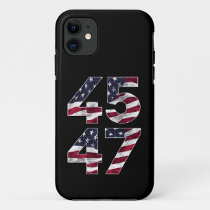 Trump 2024 45 47 Vintage USA iPhone 11 Case