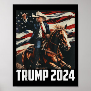 Trump 2024 4th Of July Patriotic America Independe Poster
