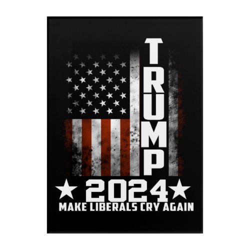Trump 2024 acrylic print