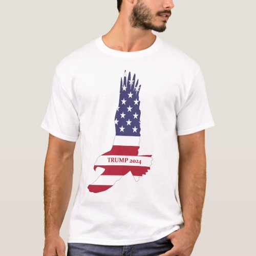 Trump 2024 American Eagle T_Shirt