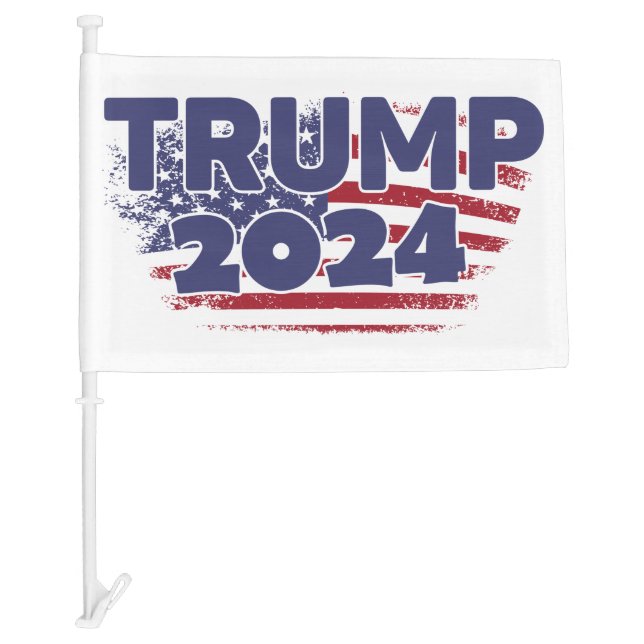 Trump 2024 - American Flag (Front)