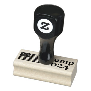 Trump 2024 American Flag Donald Trump Support Rubber Stamp