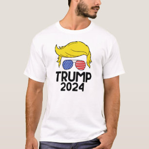 Trump 2024 American Flag T-Shirt