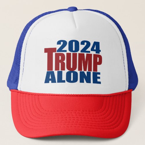 Trump 2024 American Flag Trucker Hat