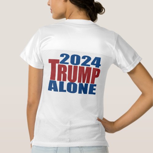 Trump 2024 American Flag Womens Football Jersey