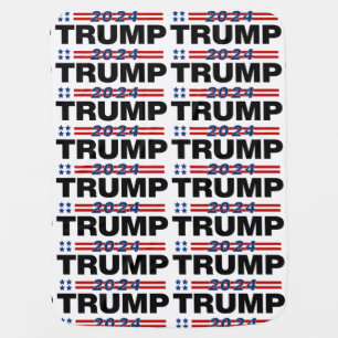 Trump 2024 baby blanket