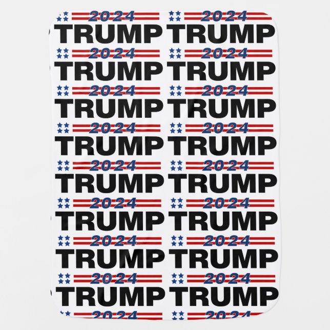 Trump 2024 baby blanket (Front)