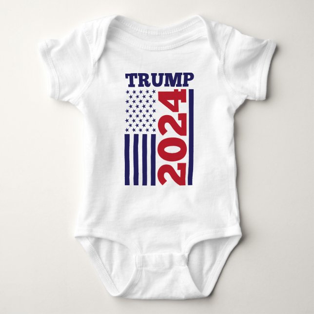 Trump 2024 baby bodysuit (Front)
