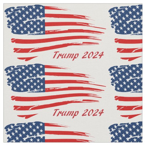 Trump 2024 Battle Flag Fabric