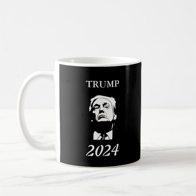 Trump 2024 Black Mug (Left)