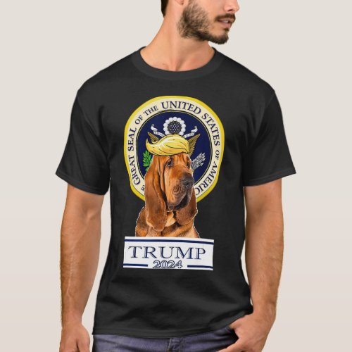 Trump 2024 Bloodhound  T_Shirt