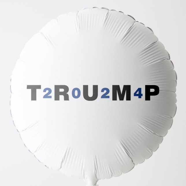 Trump 2024 Blue Balloon (Front)