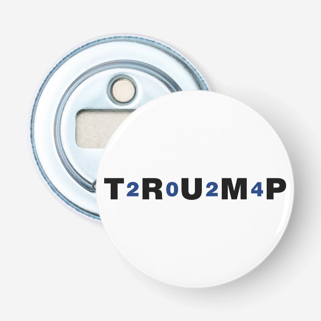 Trump 2024 Blue Bottle Opener (Front)