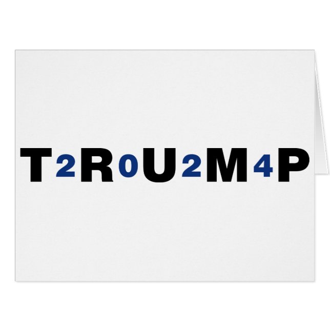Trump 2024 Blue Cards (Front Horizontal)