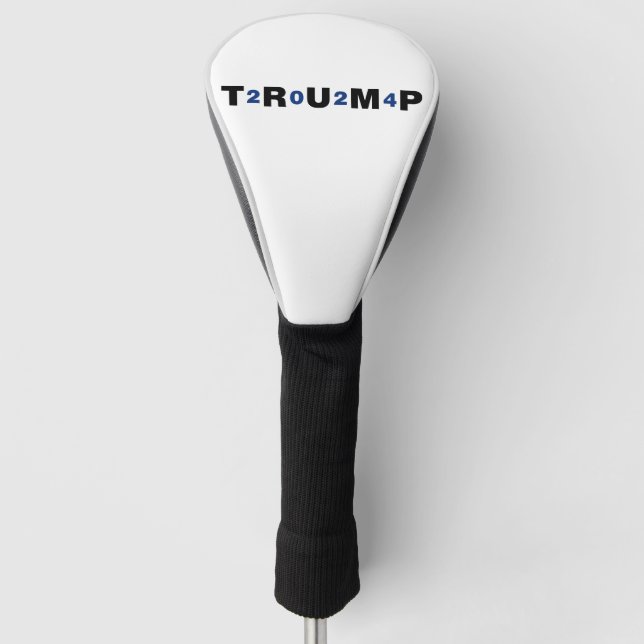 Trump 2024 Blue Golf Head Cover (Front)