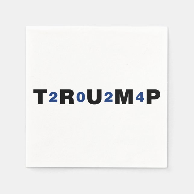 Trump 2024 Blue Napkins (Front)