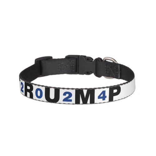 Trump 2024 Blue Pet Collar