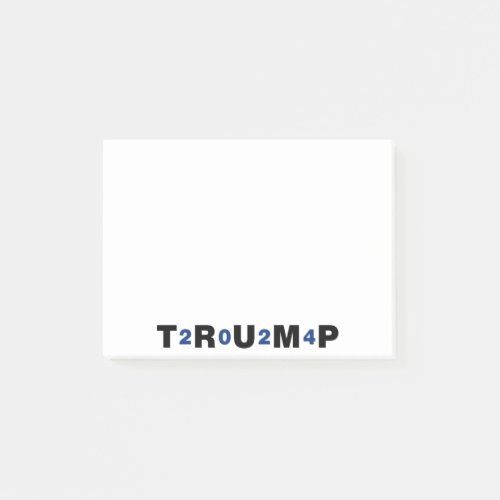 Trump 2024 Blue Post_it Notes