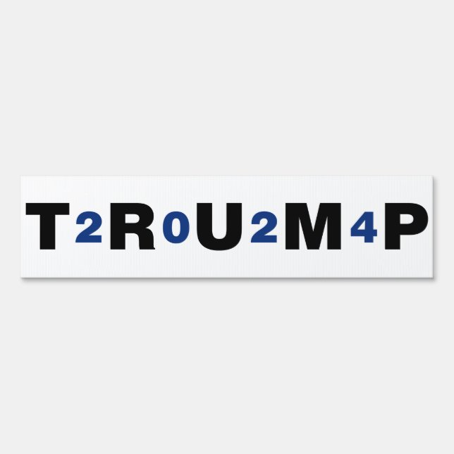 Trump 2024 Blue Sign (Front)