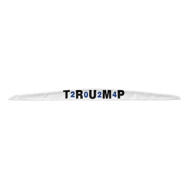 Trump 2024 Blue Tie Headband (Front)