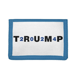 Trump 2024 Blue Trifold Wallet